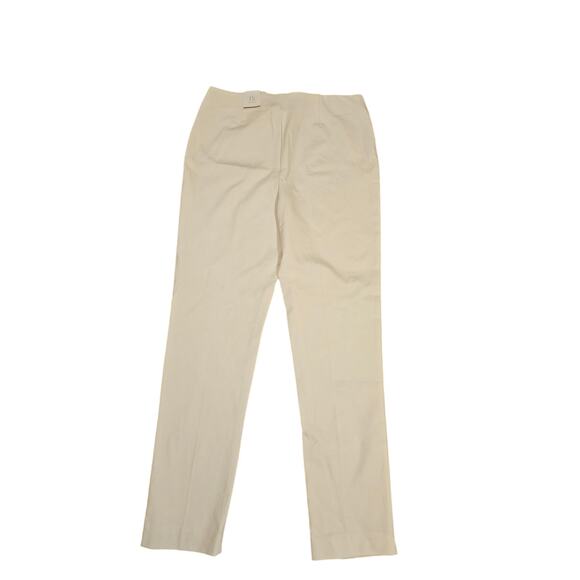 Chico's Ponte Slim Basic Pant in Antique White Elastic Stretch - Picture 6 of 10
